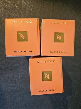 VERTUO Maple Pecan Nespresso pods - 3 BOXES NEW